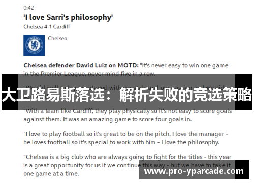 大卫路易斯落选：解析失败的竞选策略